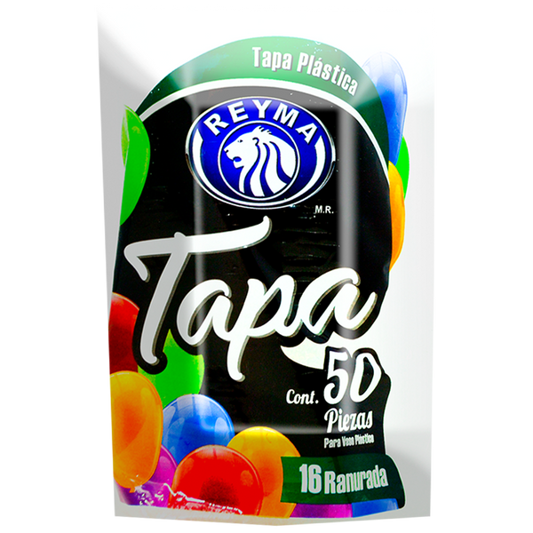 Tapa Plástica 16 Ranurada Reyma Cont. 50 pz.