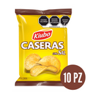 Kiubo Papas Caseras Sal Paq 10pz/28gr