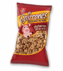 Spirrones Chicharron de Cerdo Barcel Cont. 25g.