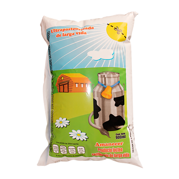 Producto Lacteo En Bolsa Amanecer 900ml.