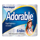 Papel Higienico adorable 6pz 550 hojas
